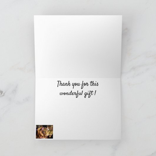 Nari en de Golden Sun Bedankkaart (Binnen)