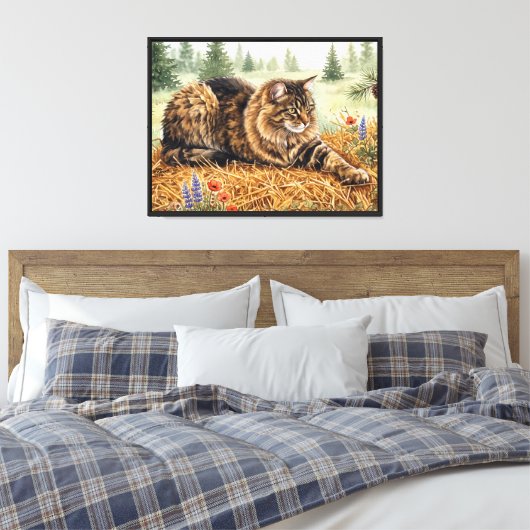 Nari van het bos canvas afdruk (Insitu (Slaapkamer))