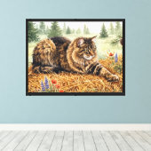 Nari van het bos canvas afdruk (Insitu (Houten vloer))