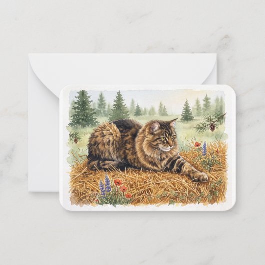 Nari van het bos notitiekaartje (Voorkant)