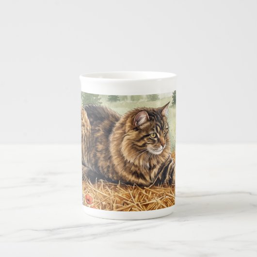 Nari van het bos porselein kop (Voorkant)
