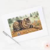 Nari van het bos rechthoekige sticker (Envelop)