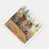 Nari van het bos servet (Hoek)