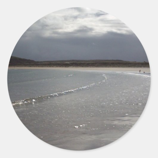 Narin Stand, Donegal, Ierland Ronde Sticker (Voorkant)