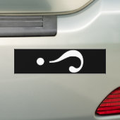 NARK MARK {ironicon} Bumpersticker (Op auto)