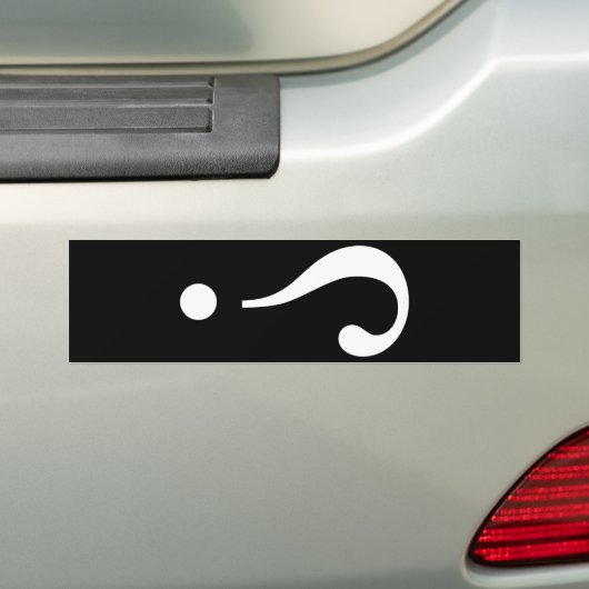 NARK MARK {ironicon} Bumpersticker (Op auto)
