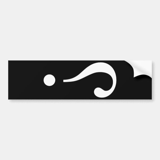 NARK MARK {ironicon} Bumpersticker (Voorkant)