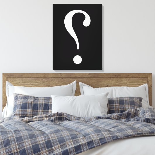 NARK MARK {ironicon} Canvas Afdruk (Insitu (Slaapkamer))