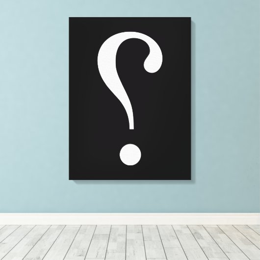 NARK MARK {ironicon} Canvas Afdruk (Insitu (Houten vloer))