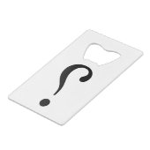 NARK MARK {ironicon} Creditkaart Flessenopener (Voorkant Gekanteld)