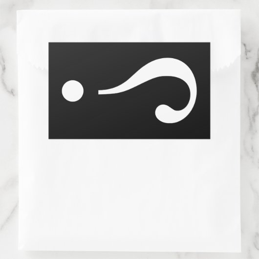 NARK MARK {ironicon} Rechthoekige Sticker (Tas)