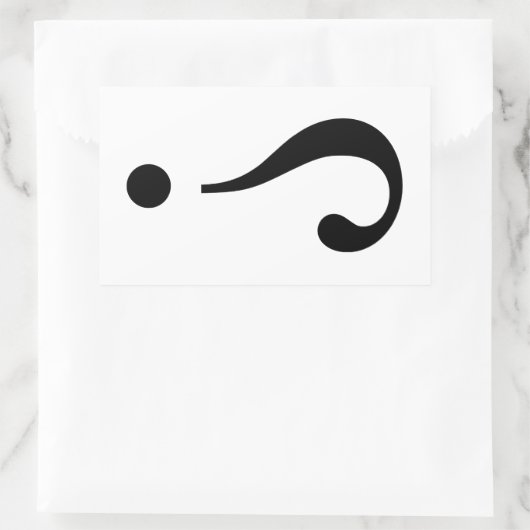 NARK MARK {ironicon} Rechthoekige Sticker (Tas)