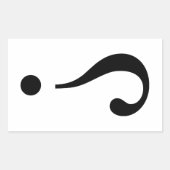 NARK MARK {ironicon} Rechthoekige Sticker (Voorkant)