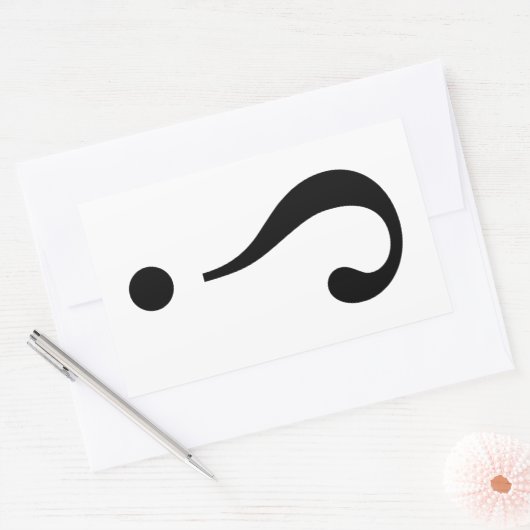 NARK MARK {ironicon} Rechthoekige Sticker (Envelop)