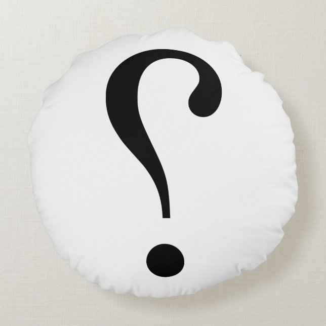 NARK MARK {ironicon} Rond Kussen (Achterkant)