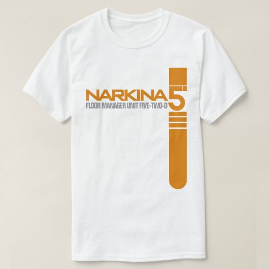 NARKINA 5 FLOOR MANAGER T-shirt (Design voorkant)
