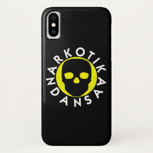 NARKOTIKA LIV Ananas hoesje iPhone X zwart N3