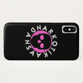 NARKOTIKA LIV Bubble Gum hoesje iPhone X zwart N3 (Achterkant (horizontaal))