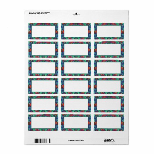 Narly Hippie- open ingelijst Label (Full Sheet)