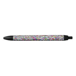 Narmin | Kleurrijk Herhalend Handgetekend Patroon Zwarte Inkt Pen