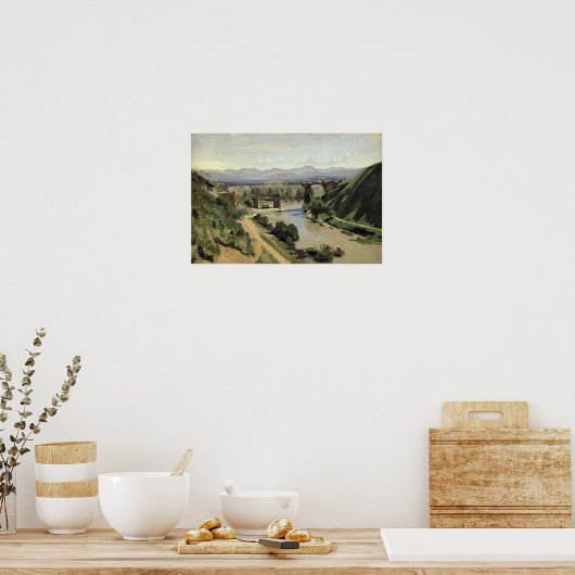 Narni, de brug van Augustus over de Nera Poster (Keuken)