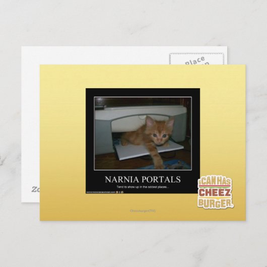 Narnia Portals Briefkaart (Voorkant / Achterkant)
