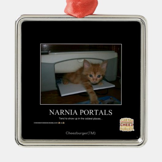 Narnia Portals Metalen Ornament (Voorkant)