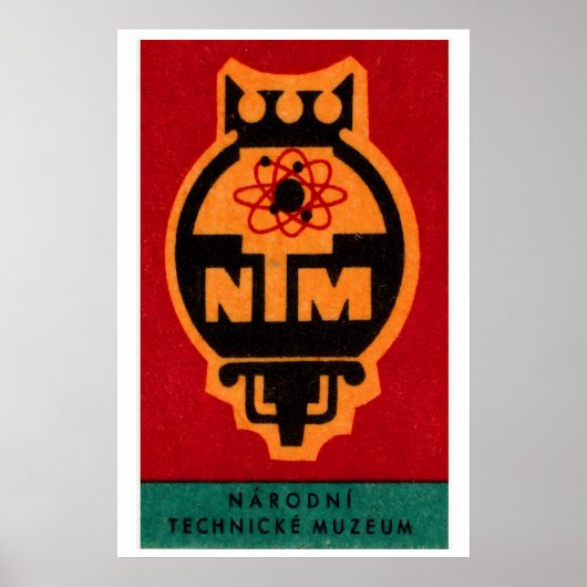 Narodni Technisch Museum - Luciferdoosje Print - T (Voorkant)