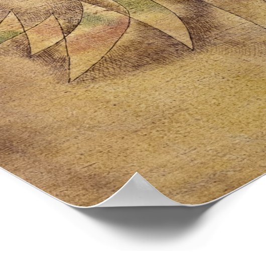 Narr in Trance, 1929, ingediend door Paul Klee Poster (Hoek)