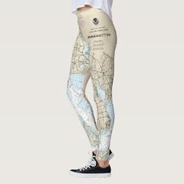Narragansett Bay nautische kaart 13221 Leggings
