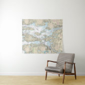 Narragansett Bay nautische kaart 13221 Wandkleed (In Situ (horizontaal))