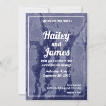 Narragansett Bay Newport  kaart bruiloft uitnodige