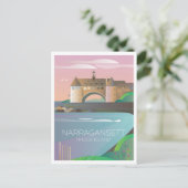 Narragansett-Briefkaart Briefkaart (Staand voorkant)