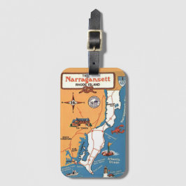 Narragansett Rhode Island Bagagelabel