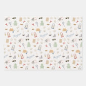 Narragansett Rhode Island Beach Gezinsvakantie Inpakpapier Vel (Voorkant 3)