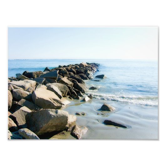 Narragansett Rhode Island Beach Print Foto Afdruk (Voorkant)