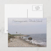 Narragansett, Rhode Island Briefkaart (Voorkant / Achterkant)
