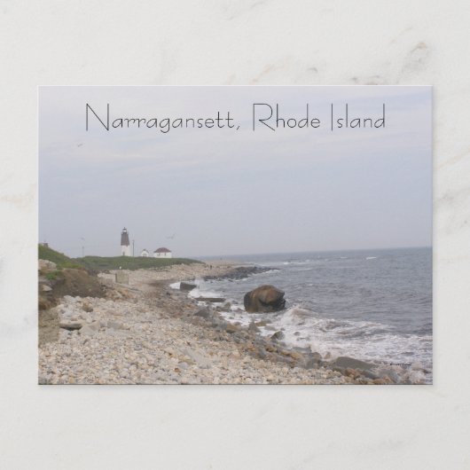 Narragansett, Rhode Island Briefkaart (Voorkant)