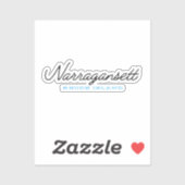 Narragansett Rhode Island Sticker (Vel)