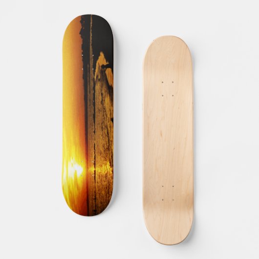 Narragansett Sunset Skateboard (Voorkant)