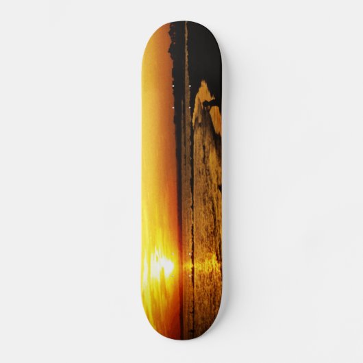Narragansett Sunset Skateboard (Voorkant)