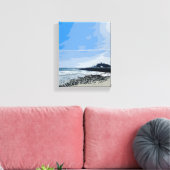 Narragansett Town Beach Rhode Island Painting Canvas Afdruk (Insitu (Woonkamer))