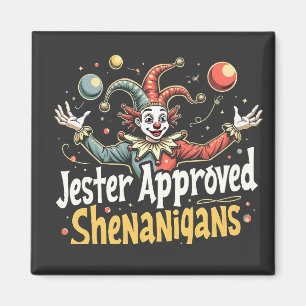 Narren goedgekeurde Schelmenstreken Circus Clown Magneet