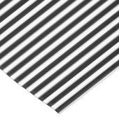 Narrow Black en White Stripes Pattern Tafelkleed (Gekanteld)