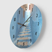 Narrow Blue Stairway in Marokko Grote Klok (Hoek)