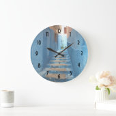 Narrow Blue Stairway in Marokko Grote Klok (Huis)