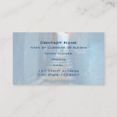 Narrow Blue Stairway in Marokko Visitekaartje (Achterkant)