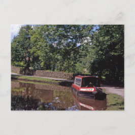 Narrow Boat Peak Forest Canal Marple Briefkaart