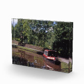 Narrow Boat Peak Forest Canal Marple Fotoblokken (Rechts)