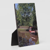 Narrow Boat Peak Forest Canal Marple Fotoplaat (Zijkant)